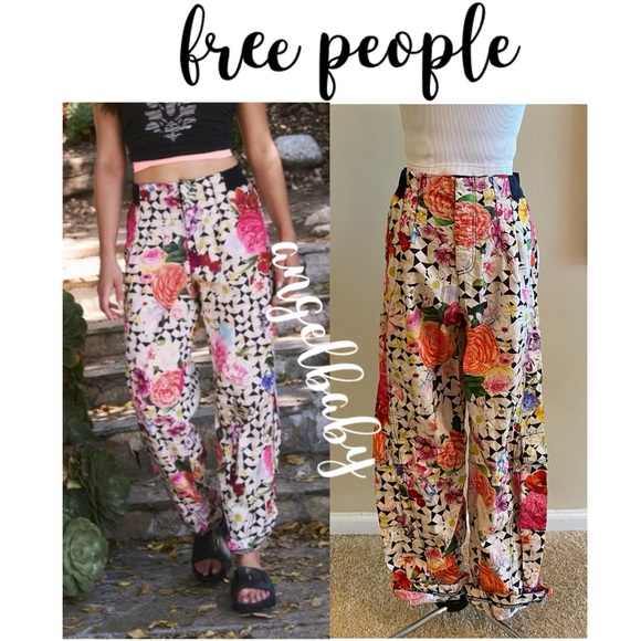 Free People Pants - Free People Mesmerize Me Printed Pants in Take a Trip Floral!